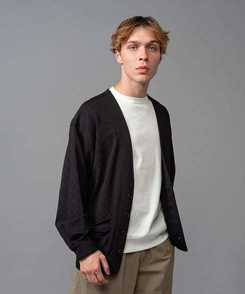 MROLIVE / RAYON MILANO RIB / CARDI SHIRT ミスターオリーブ/レーヨンミラノリブ/カーディシャツ